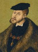Portrait of Emperor Charles V, Lucas Cranach